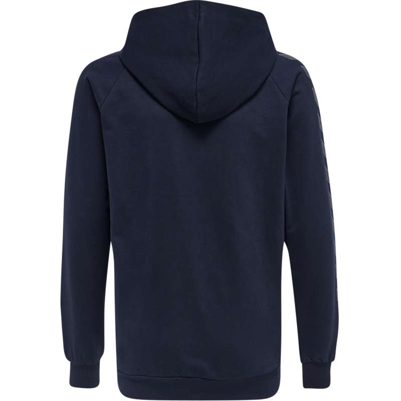 Hummel Move Grid Cotton Hoodie Barn Marinblå | 045729-163