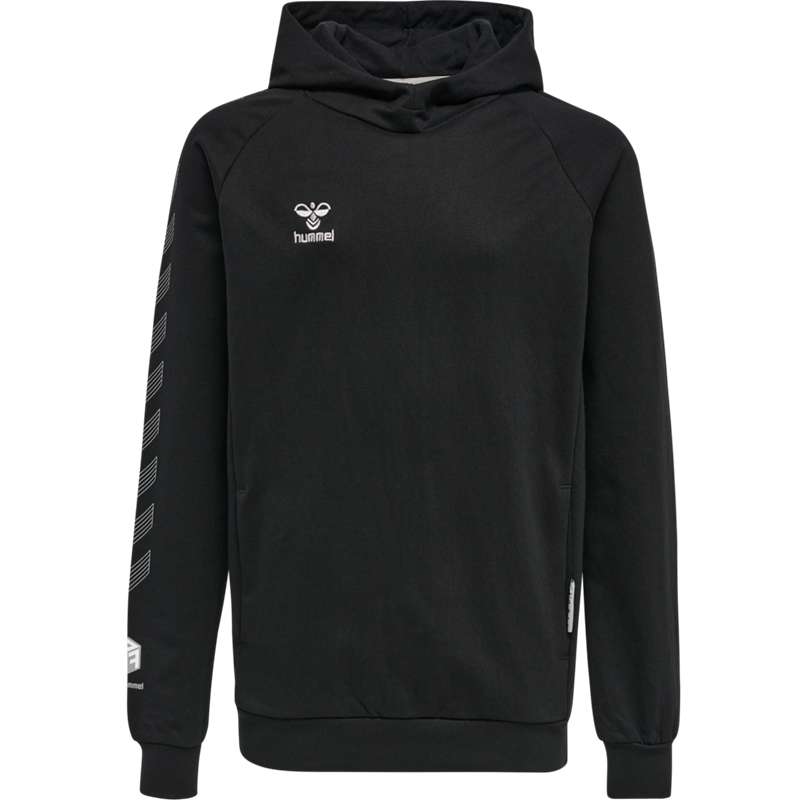 Hummel Move Grid Cotton Hoodie Barn Svarta | 767941-392