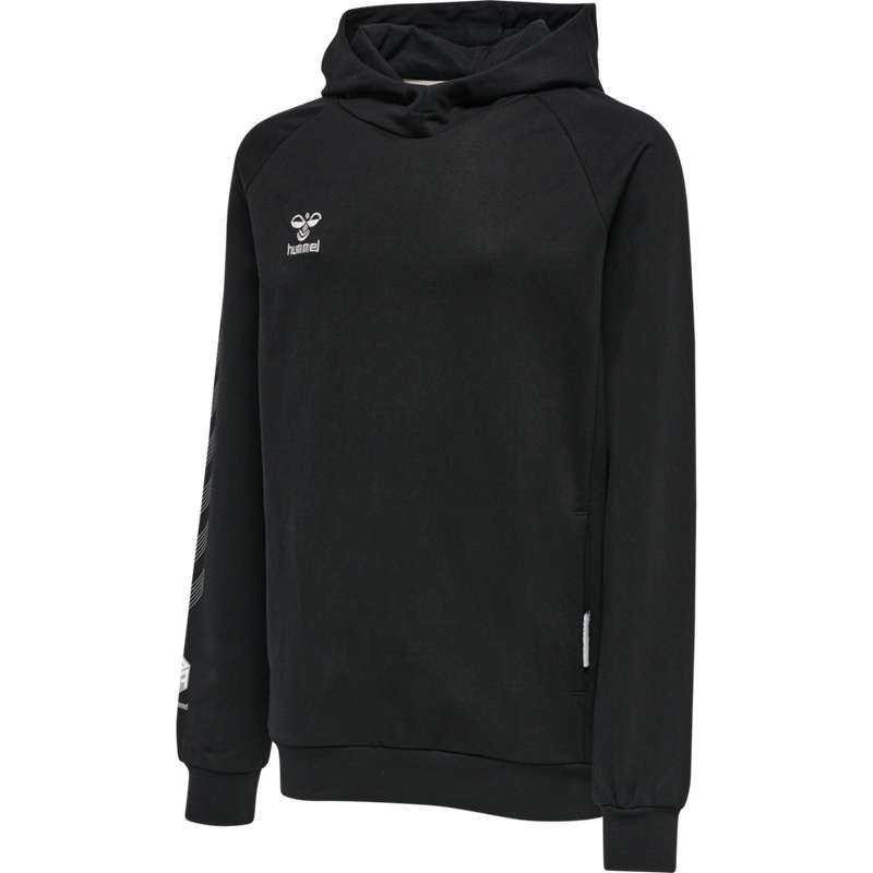 Hummel Move Grid Cotton Hoodie Barn Svarta | 767941-392