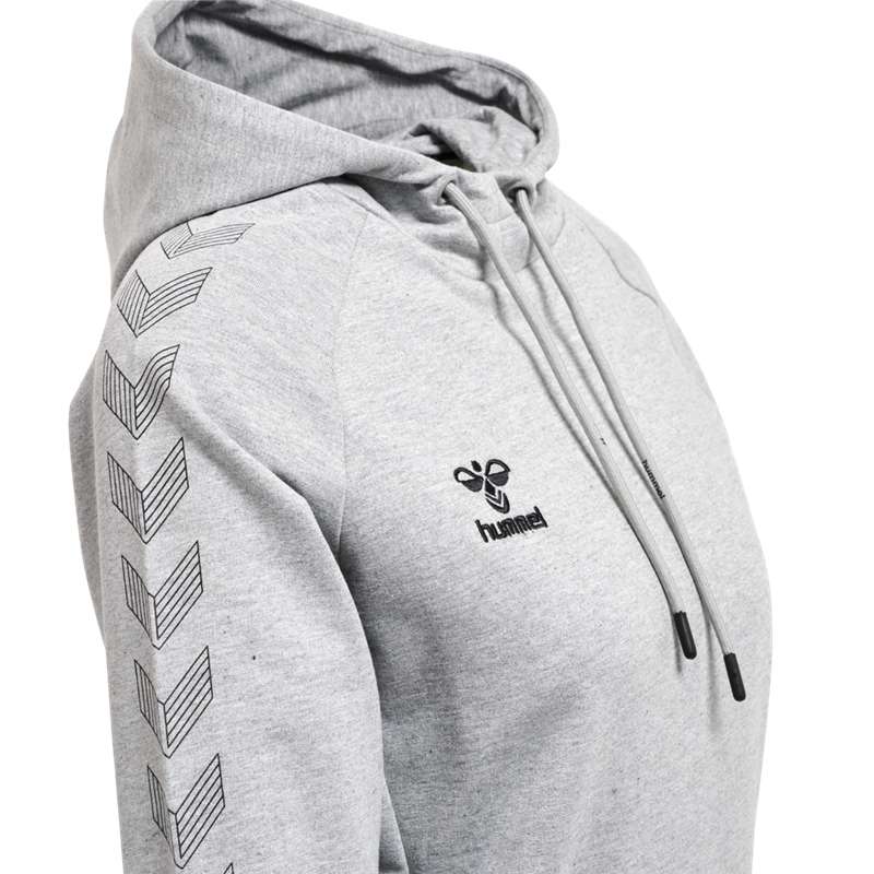 Hummel Move Grid Cotton Hoodie Dam Grå | 302435-348