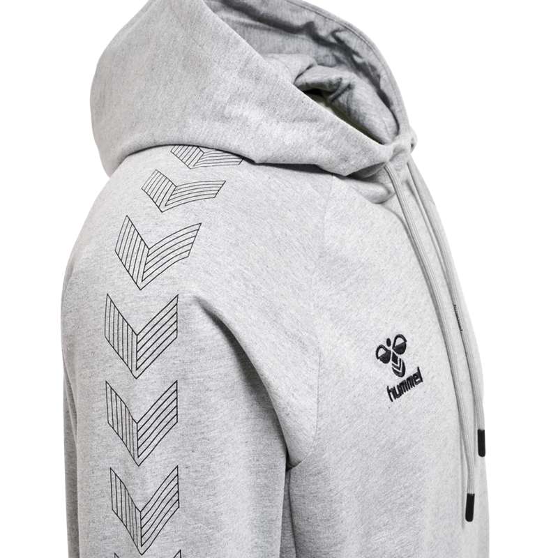 Hummel Move Grid Cotton Hoodie Herr Grå | 015064-480