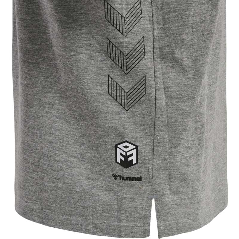 Hummel Move Grid Cotton S/S Kid T-shirt Barn Grå | 669017-351