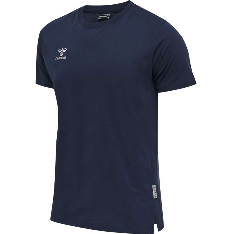 Hummel Move Grid Cotton S/S T-shirt Herr Marinblå | 593716-565