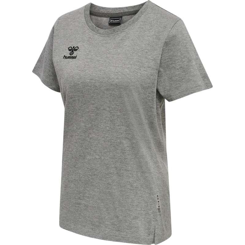 Hummel Move Grid Cotton S/S Wom Byxor Dam Grå | 450587-730