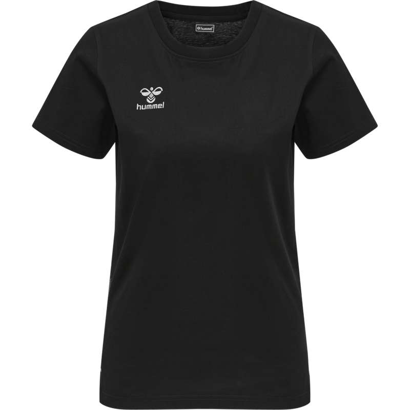 Hummel Move Grid Cotton S/S Wom T-shirt Dam Svarta | 408087-138