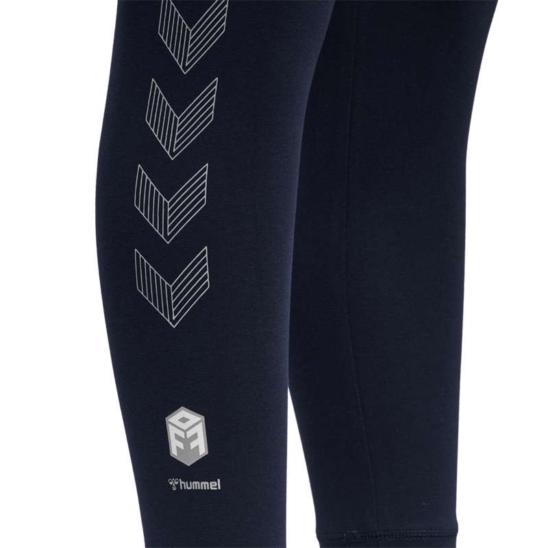 Hummel Move Grid Cotton Strumpbyxor Dam Marinblå | 635066-304