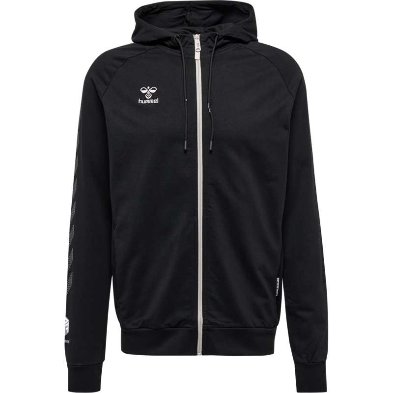 Hummel Move Grid Cotton Zip Hoodie Herr Svarta | 122966-120