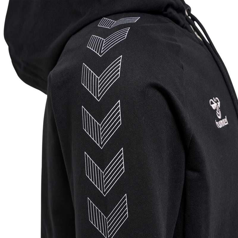 Hummel Move Grid Cotton Zip Hoodie Herr Svarta | 122966-120