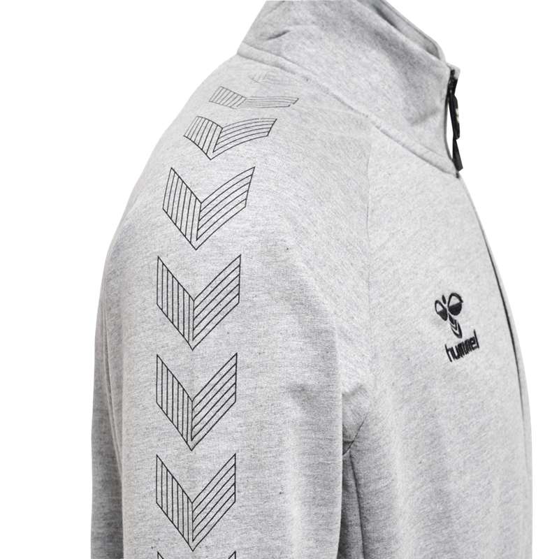 Hummel Move Grid Cotton Zip Jackor Herr Grå | 608844-158