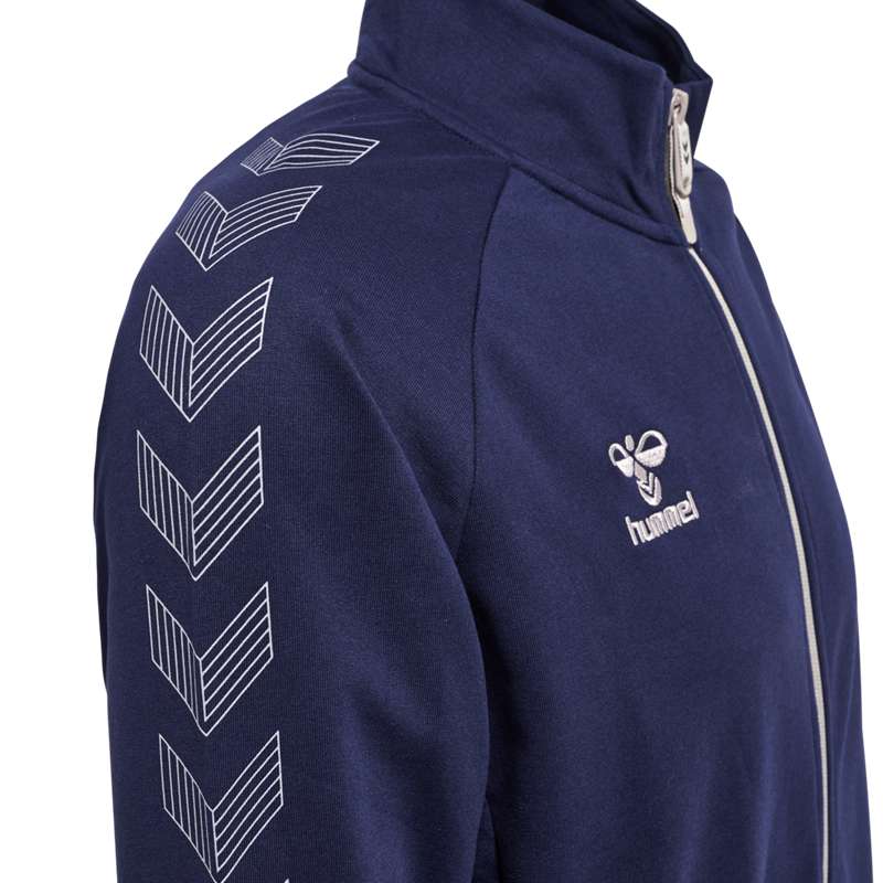 Hummel Move Grid Cotton Zip Jackor Herr Marinblå | 282614-433