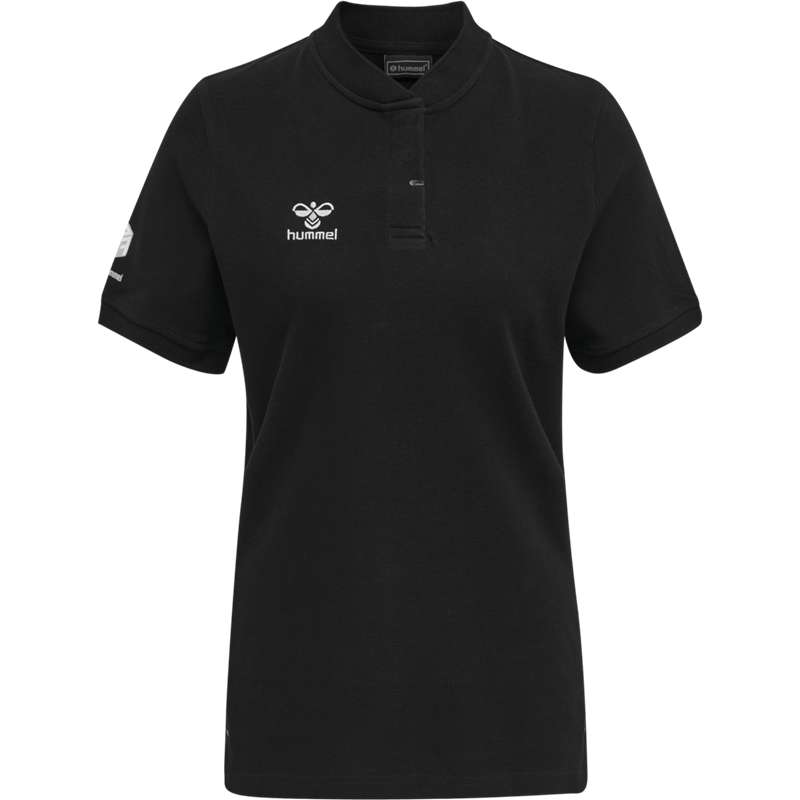 Hummel Move Grid Polo T-shirt Dam Svarta | 632894-143