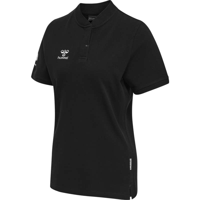 Hummel Move Grid Polo T-shirt Dam Svarta | 632894-143