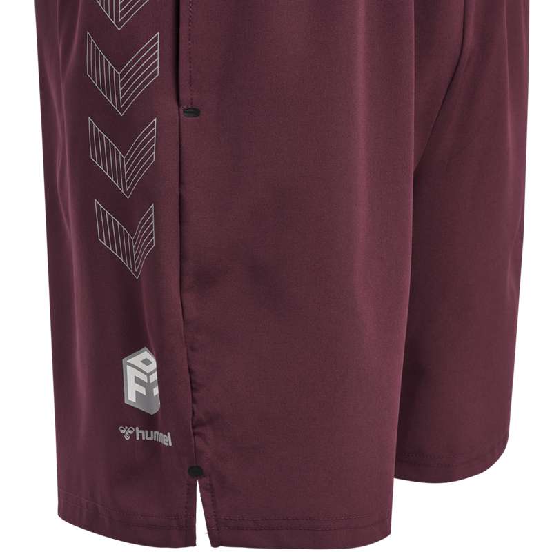 Hummel Move Grid Woven Shorts Herr Vinröda | 662384-431