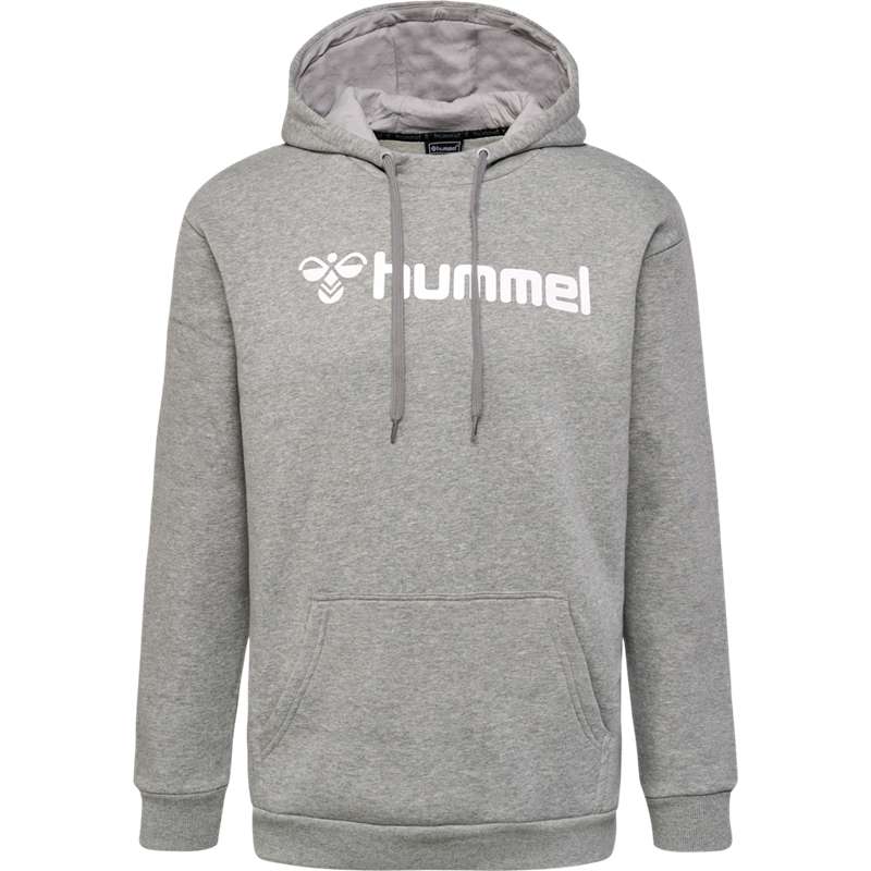 Hummel Mover Cotton Hoodie Herr Grå | 356075-612