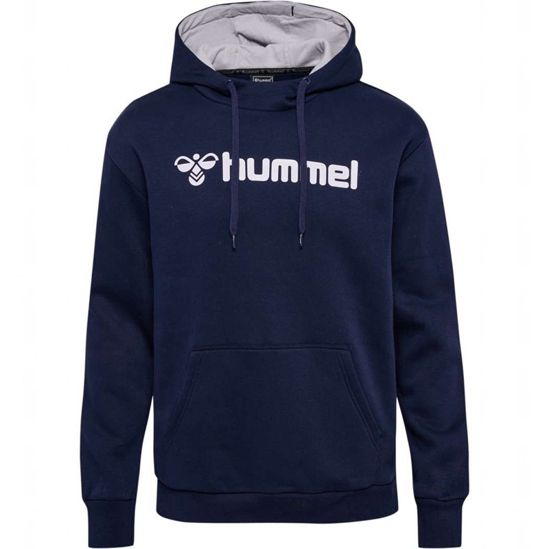 Hummel Mover Cotton Hoodie Herr Marinblå | 062111-198