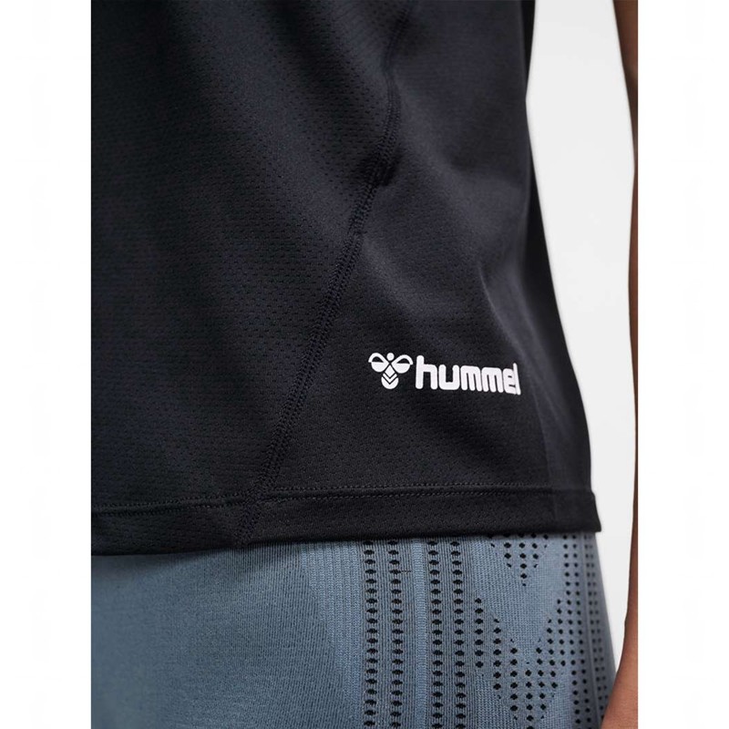 Hummel Mt Aura Mesh T-shirt Dam Svarta | 272938-365