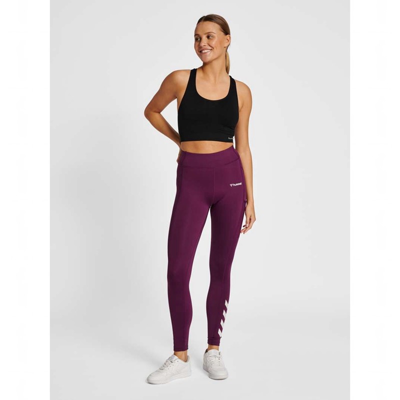 Hummel Mt Chipo Mid Waist Strumpbyxor Dam Lila | 661773-913