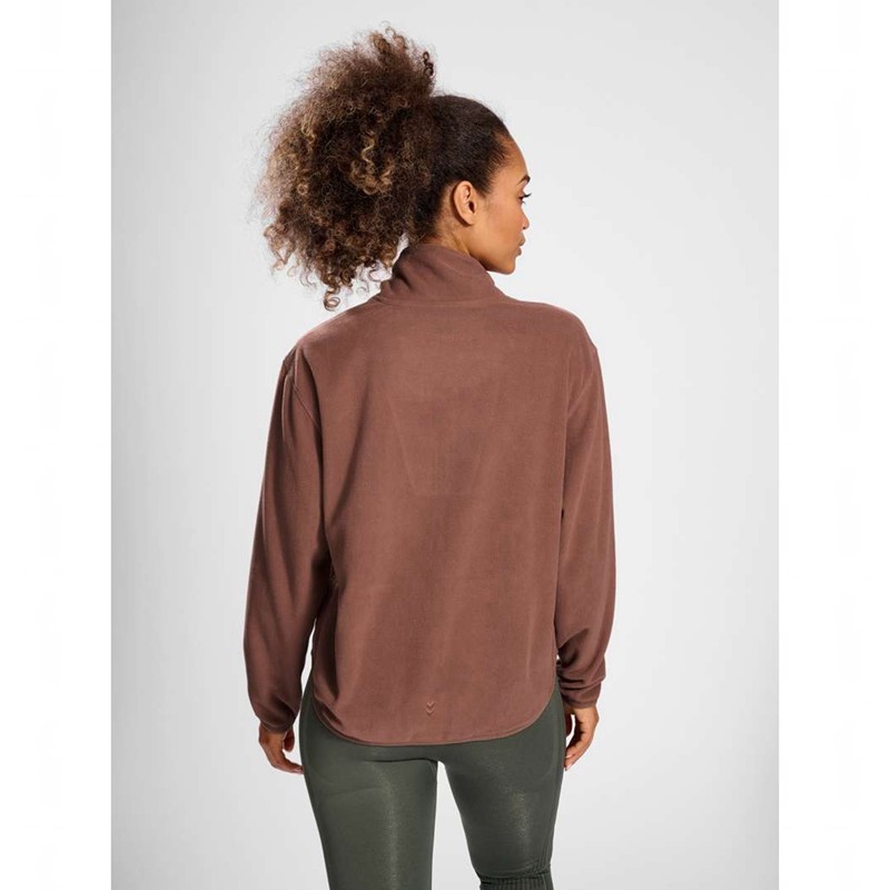 Hummel Mt Connect Loose Half Zip Tröjor Dam Bruna | 881729-967