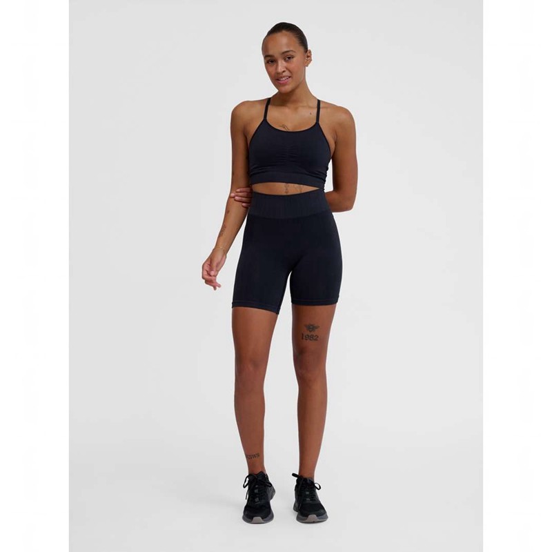 Hummel Mt Define Seaml Scrunch Shorts Dam Svarta | 528884-420