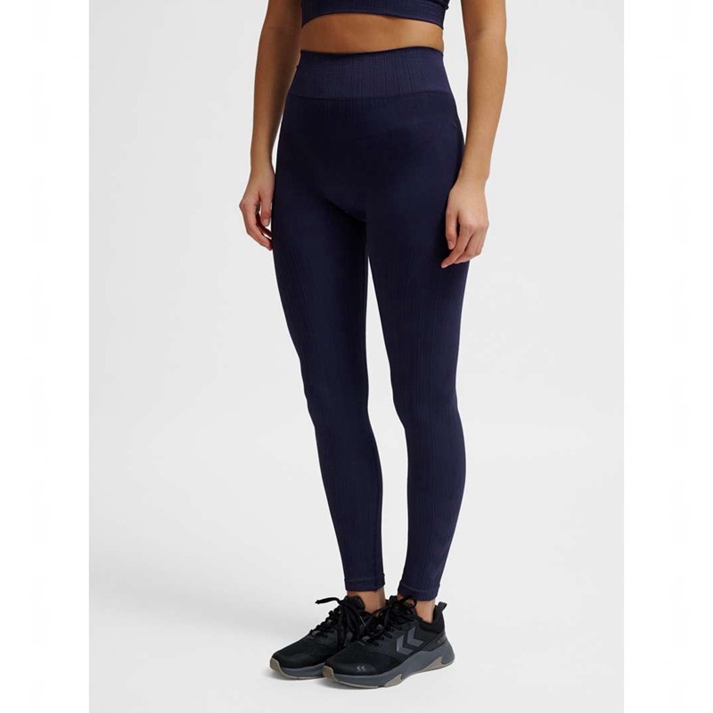 Hummel Mt Define Seaml Scrunch Strumpbyxor Dam Marinblå | 324885-187