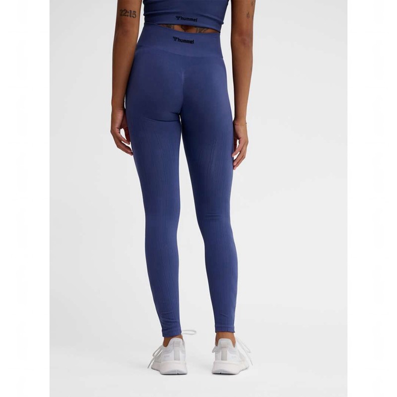 Hummel Mt Define Seaml Scrunch Strumpbyxor Dam Blå | 679296-004