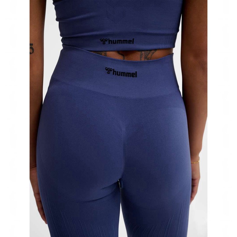 Hummel Mt Define Seaml Scrunch Strumpbyxor Dam Blå | 679296-004