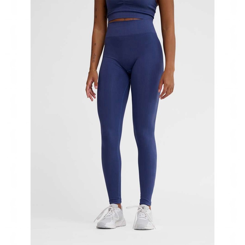 Hummel Mt Define Seaml Scrunch Strumpbyxor Dam Blå | 679296-004