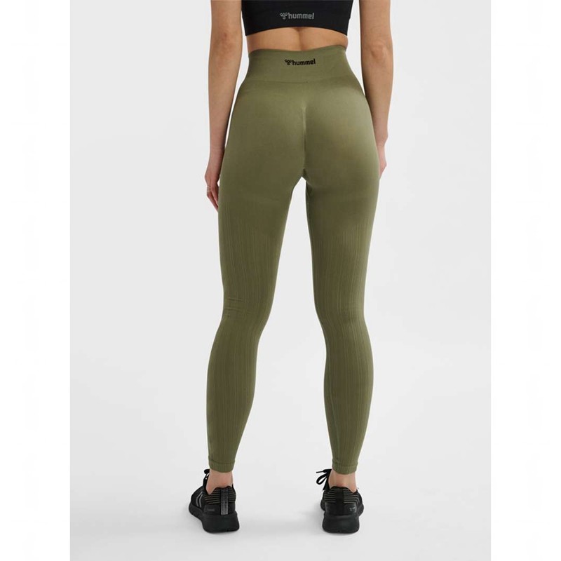Hummel Mt Define Seaml Scrunch Strumpbyxor Dam Gröna | 454033-999