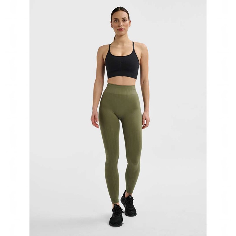 Hummel Mt Define Seaml Scrunch Strumpbyxor Dam Gröna | 454033-999