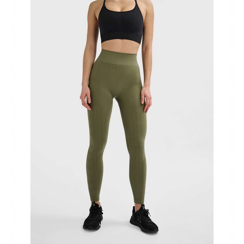 Hummel Mt Define Seaml Scrunch Strumpbyxor Dam Gröna | 454033-999