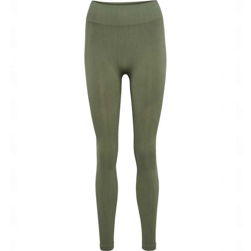 Hummel Mt Define Seaml Scrunch Strumpbyxor Dam Gröna | 454033-999