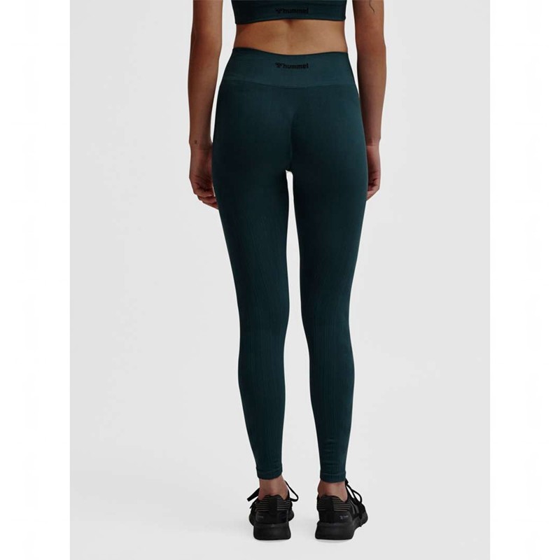 Hummel Mt Define Seaml Scrunch Strumpbyxor Dam Gröna | 177134-545