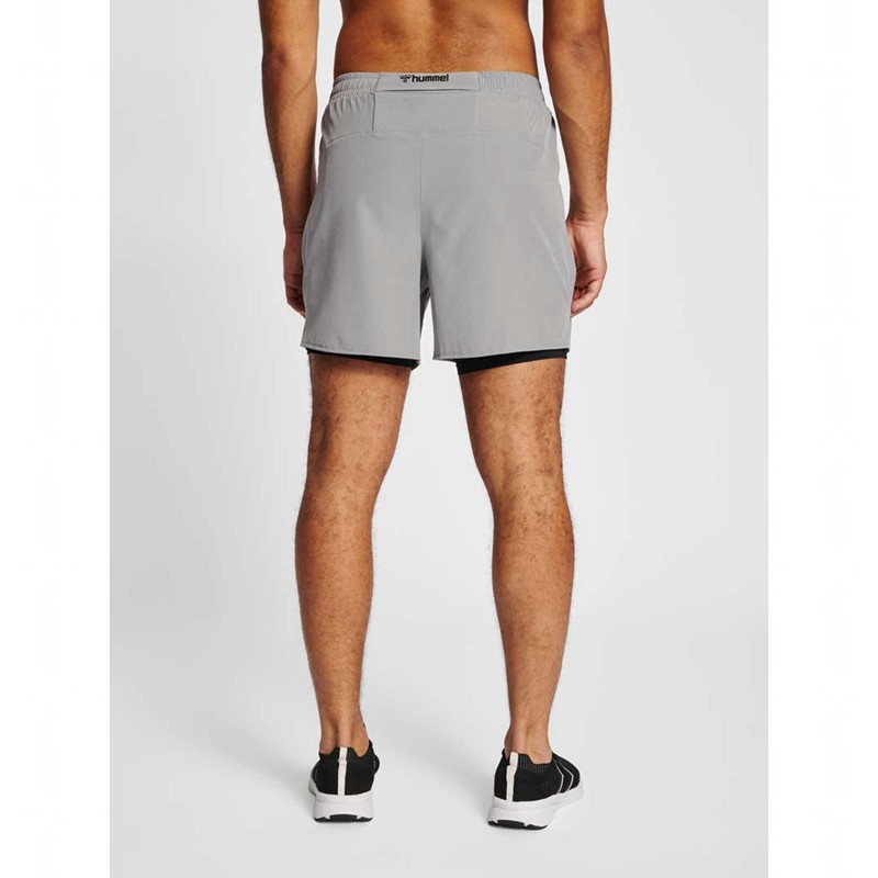 Hummel Mt Fast 2 In 1 Shorts Herr Grå | 707413-917