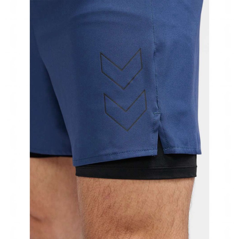 Hummel Mt Fast 2 In 1 Shorts Herr Marinblå | 885354-086