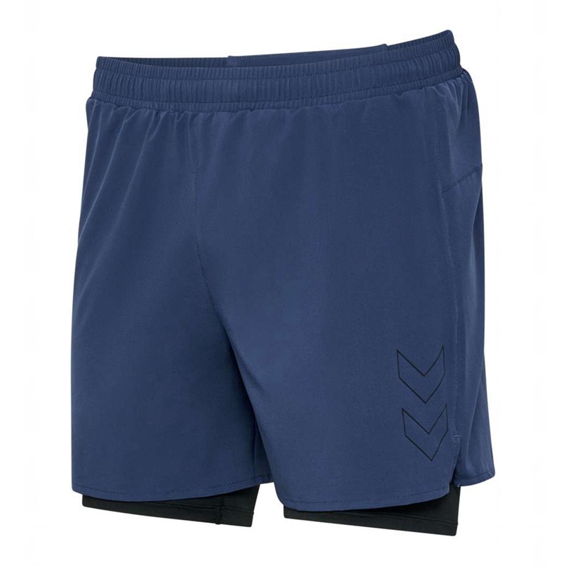 Hummel Mt Fast 2 In 1 Shorts Herr Marinblå | 885354-086