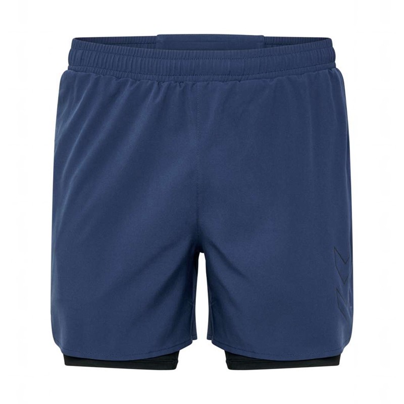 Hummel Mt Fast 2 In 1 Shorts Herr Marinblå | 885354-086