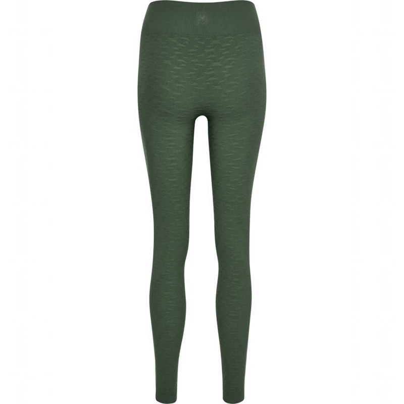 Hummel Mt Focus Seamless Hw Strumpbyxor Dam Gröna | 919179-260