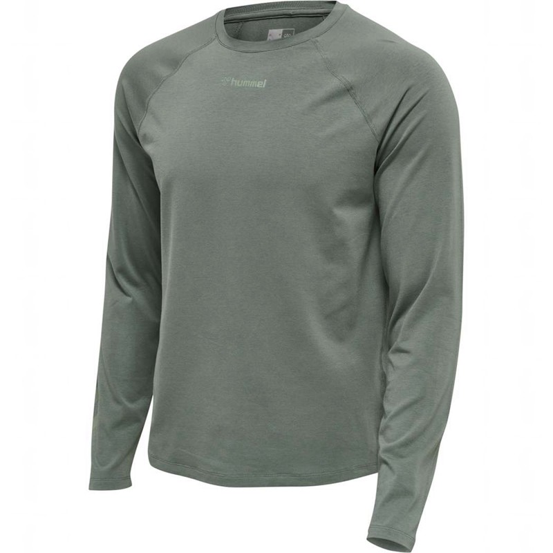 Hummel Mt Laze L/S T-shirt Herr Grå | 525996-463
