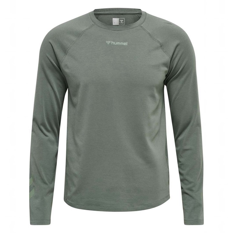 Hummel Mt Laze L/S T-shirt Herr Grå | 525996-463