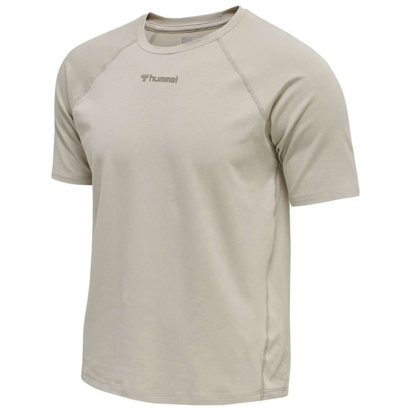 Hummel Mt Laze T-shirt Herr Beige | 206319-231