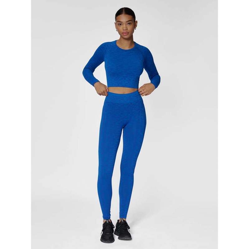 Hummel Mt Leo Seamless Mw Strumpbyxor Dam Blå | 608837-960
