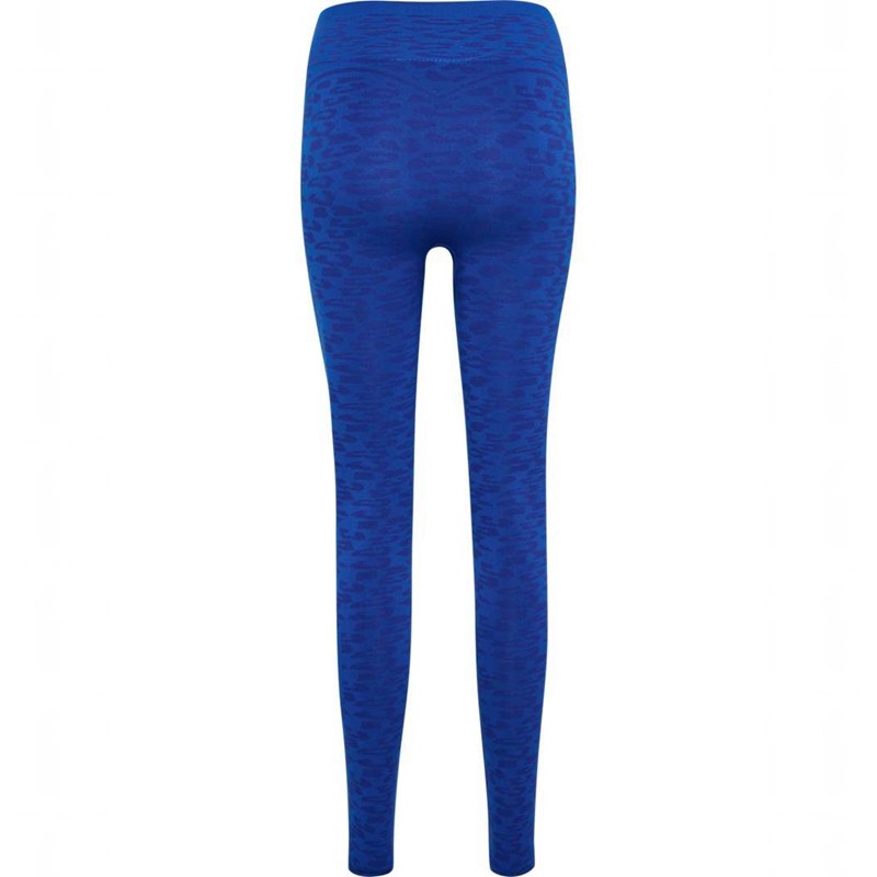 Hummel Mt Leo Seamless Mw Strumpbyxor Dam Blå | 608837-960
