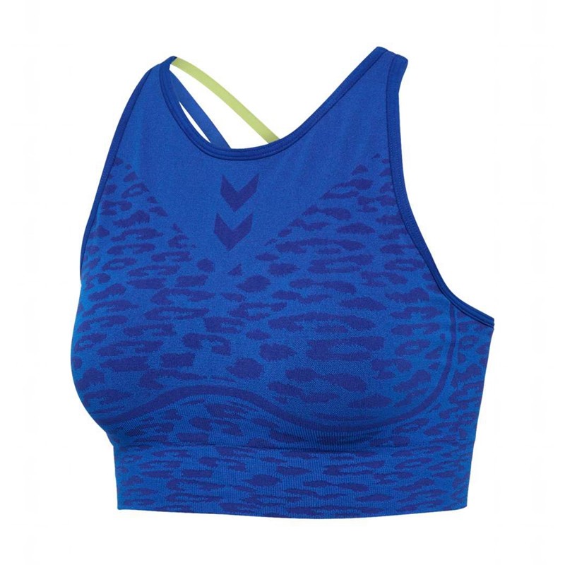 Hummel Mt Leo Seamless Sport BH Dam Blå | 390834-529