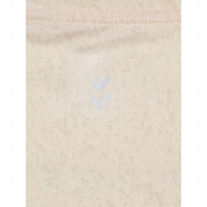 Hummel Mt Light Burnout T-shirt Dam Beige | 812578-471