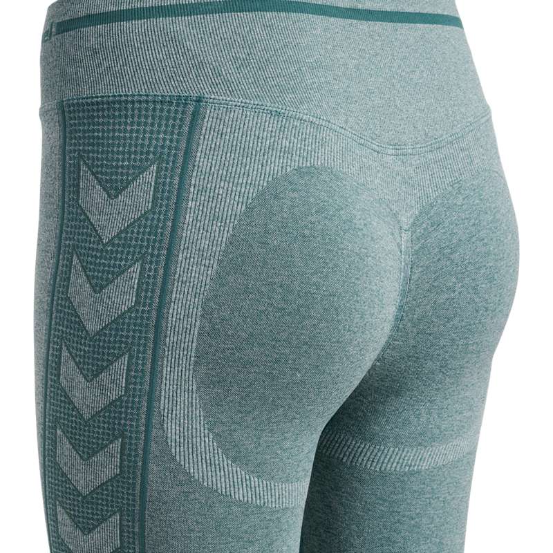 Hummel Mt Lulu Seamless Scrunch Shorts Dam Blå | 390044-129