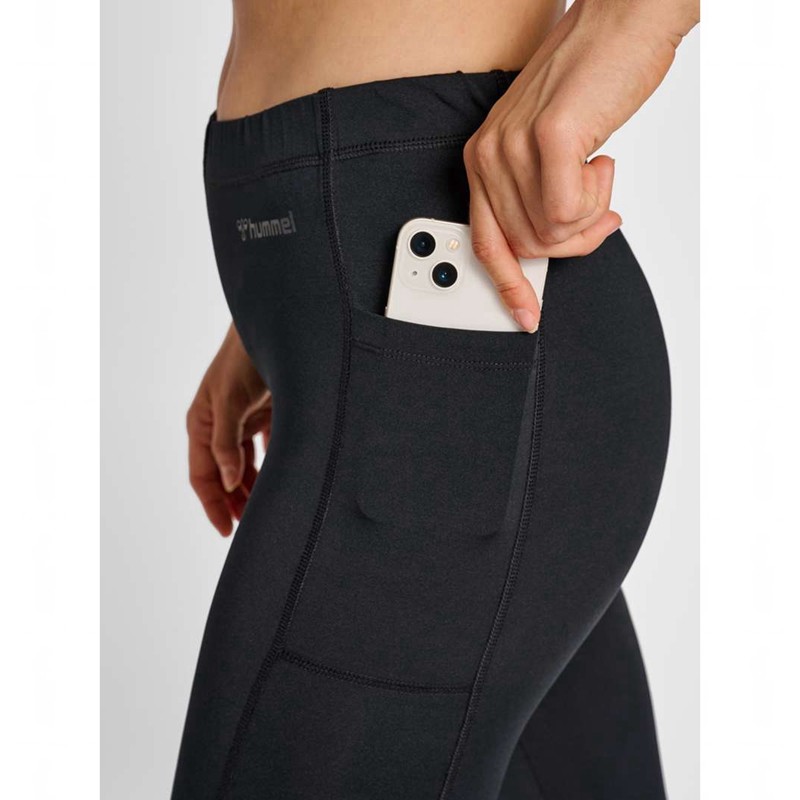 Hummel Mt Mabley Mid Waist Byxor Dam Svarta | 208053-868