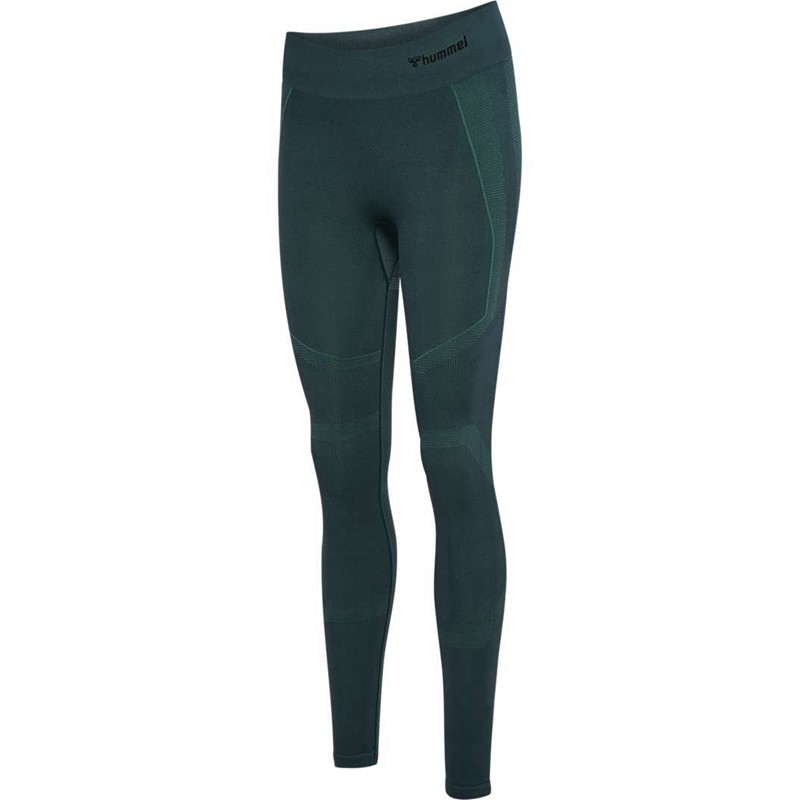 Hummel Mt Power Seamless Mw Strumpbyxor Dam Gröna | 645165-390