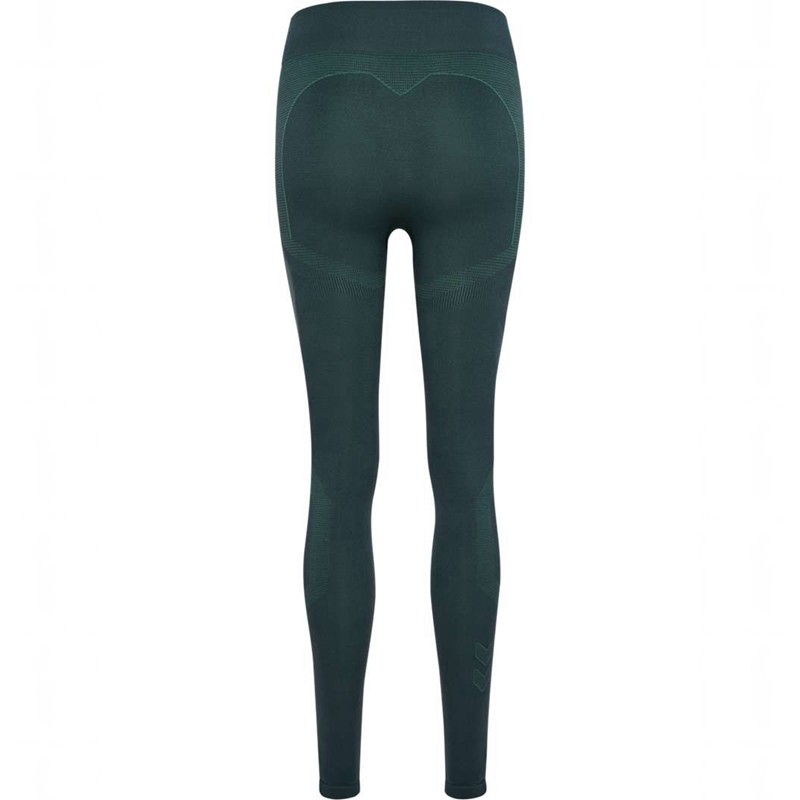 Hummel Mt Power Seamless Mw Strumpbyxor Dam Gröna | 645165-390