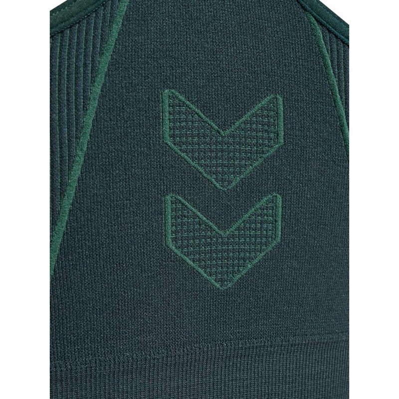 Hummel Mt Power Seamless Sport BH Dam Gröna | 202365-402