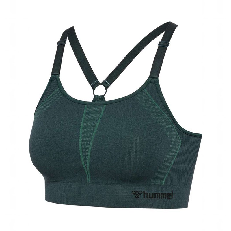 Hummel Mt Power Seamless Sport BH Dam Gröna | 202365-402